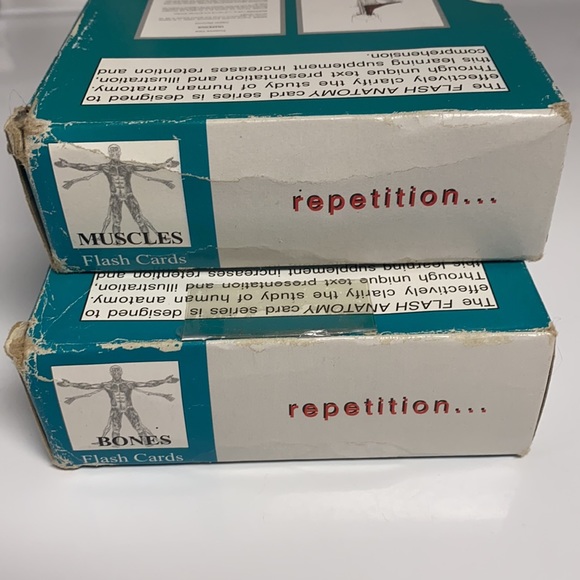 2 boxes Bryan Edwards Publishing Flash Anatomy Cards 164 each Bones Muscles - Picture 5 of 6